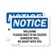 Signmission Welcome Please Wait To Be Seated Someone, 5 in W x Rectangle, Vinyl Decal OS-2PACK-NS-D-35-L-19020 - alternate 1